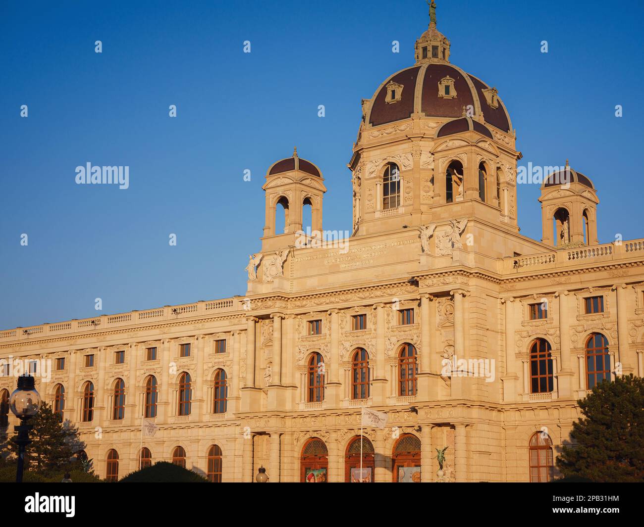 Musée d'Histoire de l'Art ou Musée Kunsthorisches à Vienne. Musée de la place Maria Theresa. Les deux bâtiments du musée ont été construits dans le style néo-Renaissance Banque D'Images