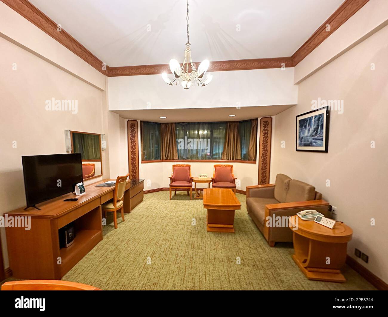 8 3 2023 pièces (séjour, chambre et cuisine) Hôtel quatre étoiles de Centerpoint hôtel dans Abdul Razak complexe à Negara Brunei Darussalam Banque D'Images