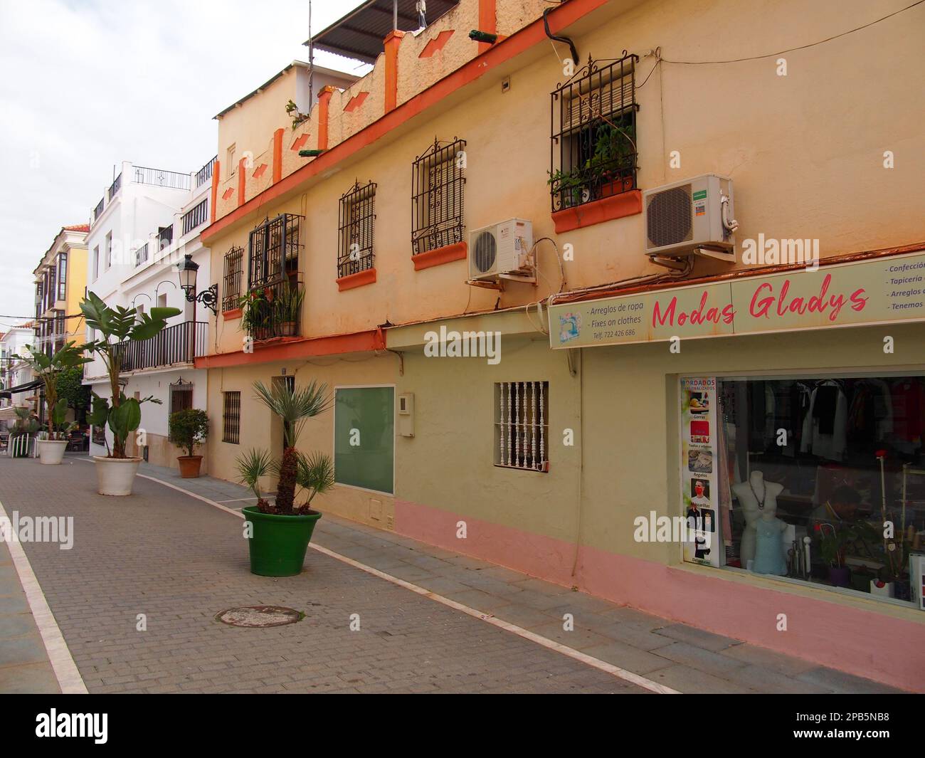 San Pedro de Alcántara (Andalousie, Royaume d'Espagne) Banque D'Images