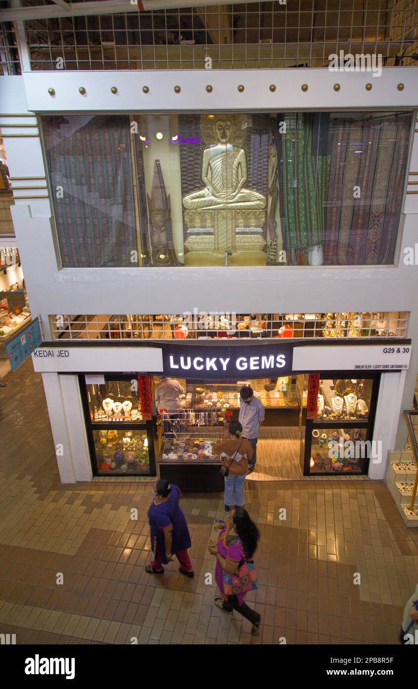 Malaisie, Kuala Lumpur, Chinatown, marché central, magasins, personnes, Banque D'Images