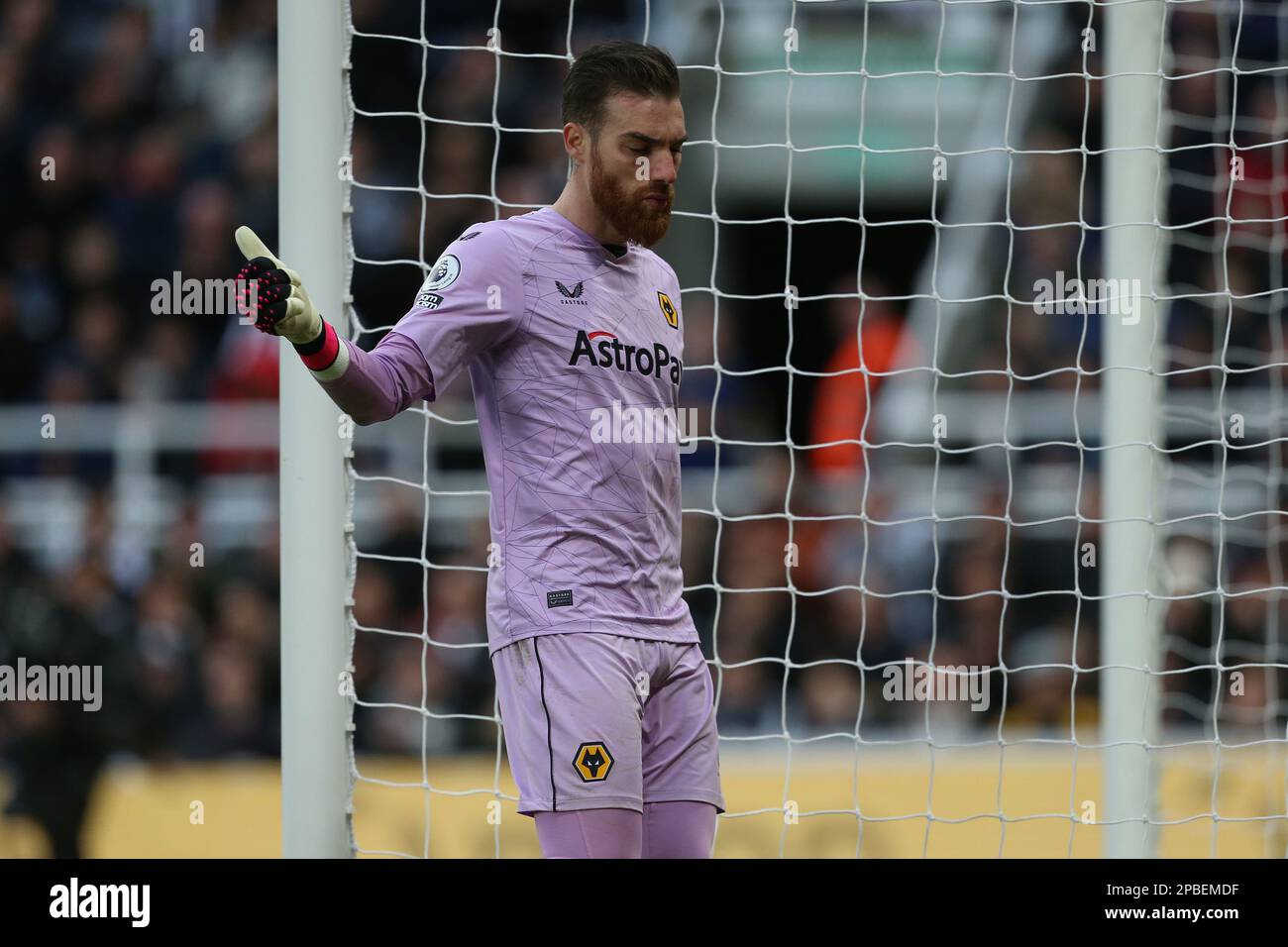 José sa de Wolverhampton Wanderers pendant le match de Premier League entre Newcastle United et Wolverhampton Wanderers à St. James's Park, Newcastle, le dimanche 12th mars 2023. (Photo : Mark Fletcher | ACTUALITÉS MI) Credit: MI News & Sport /Alamy Live News Banque D'Images