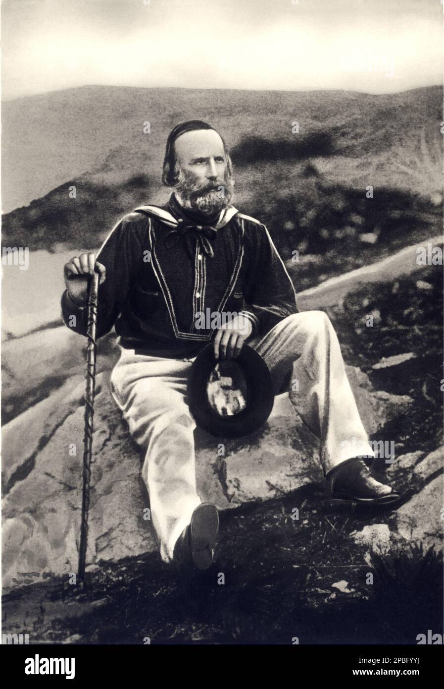 1865 , Isola di Caprera , ITALIE : Le politicien italien GIUSEPPE ...