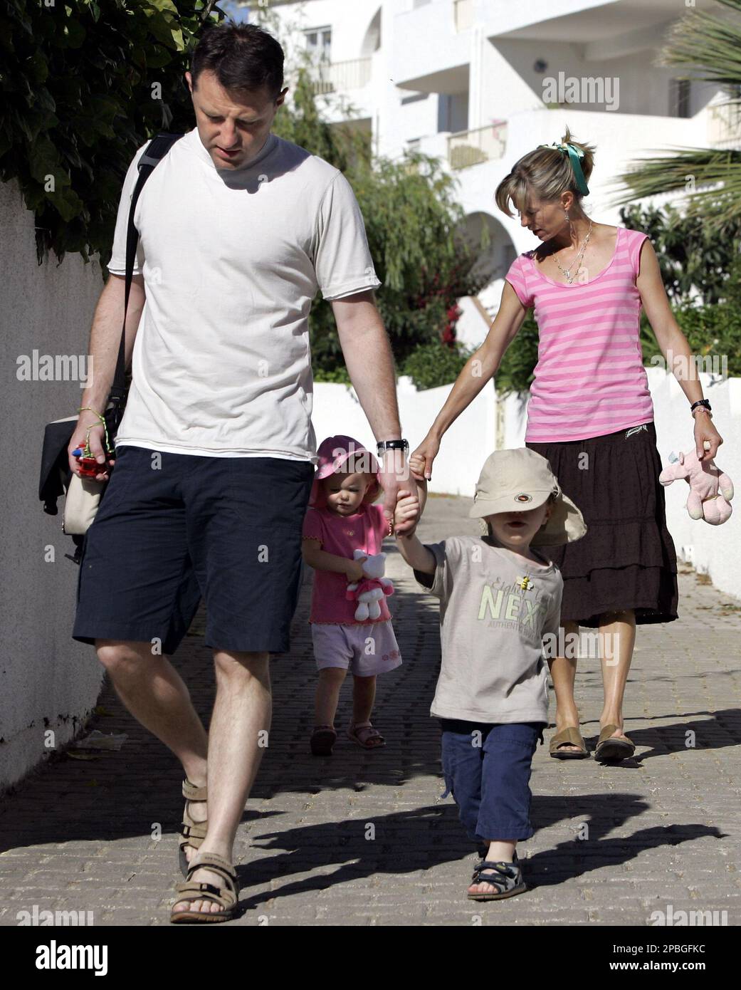 Gerry and Kate McCann, the parents of missing girl Madeleine McCann