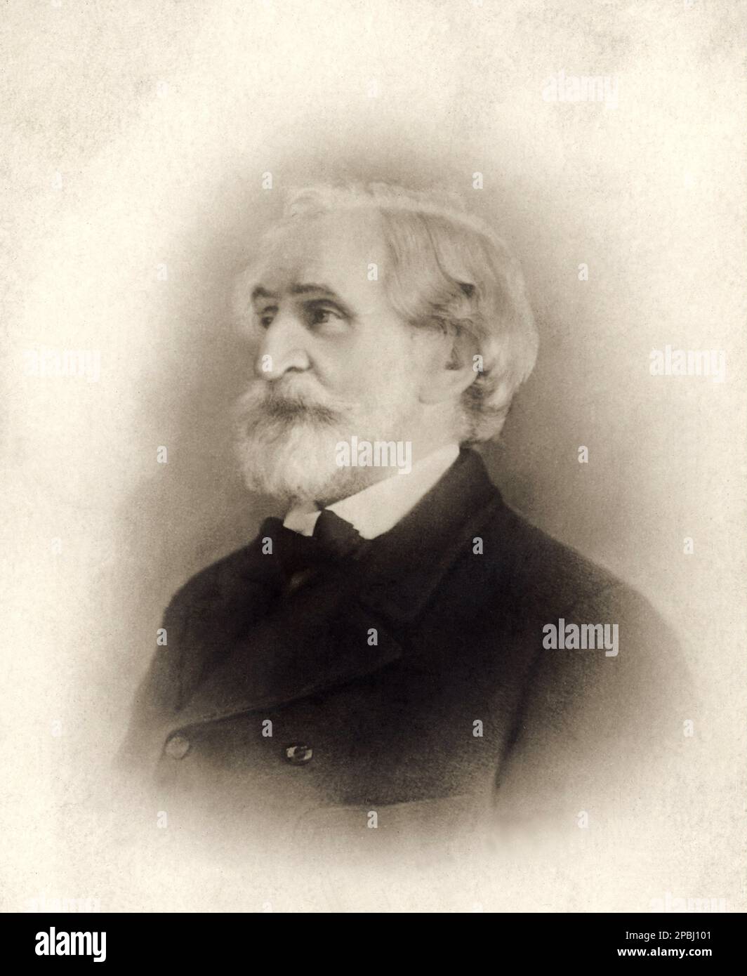 1900 CA : LE CÉLÈBRE COMPOSITEUR ITALIEN GIUSEPPE VERDI ( 1813 - 1901 ) - COMPOSIORE - OPERA LIRICA - CLASSICA - CLASSIQUE - PORTRAIT - RITRATTO - MUSICISTA - MUSICA - BARBE - BARBA - FIOCCO - BOW - CRAVATTA - TIE -- ARCHIVIO GBB Banque D'Images