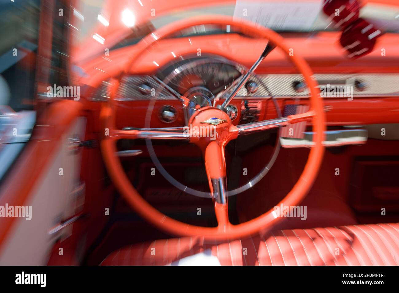 VOLANT 1950 CHEVROLET BEL AIR CABRIOLET (©GENERAL MOTORS CORP 1950) AUTOMOBILE Banque D'Images