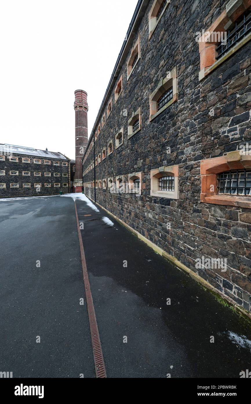 Excursion en prison sur Crumlin Road, Belfast, Irlande du Nord. Banque D'Images