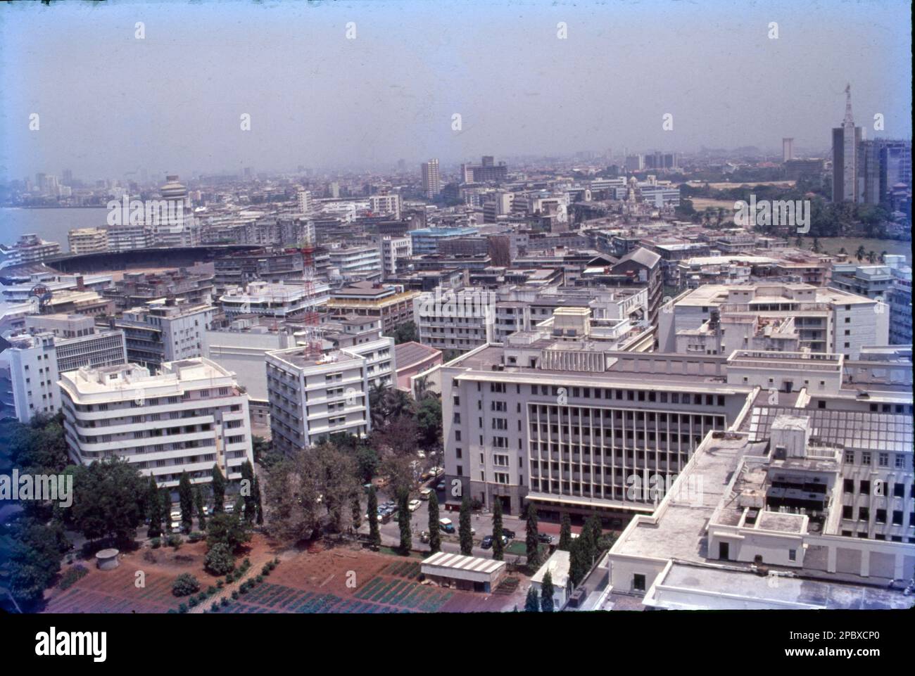 Vue Arial à Mumbai City, Maharashtra, Inde Banque D'Images