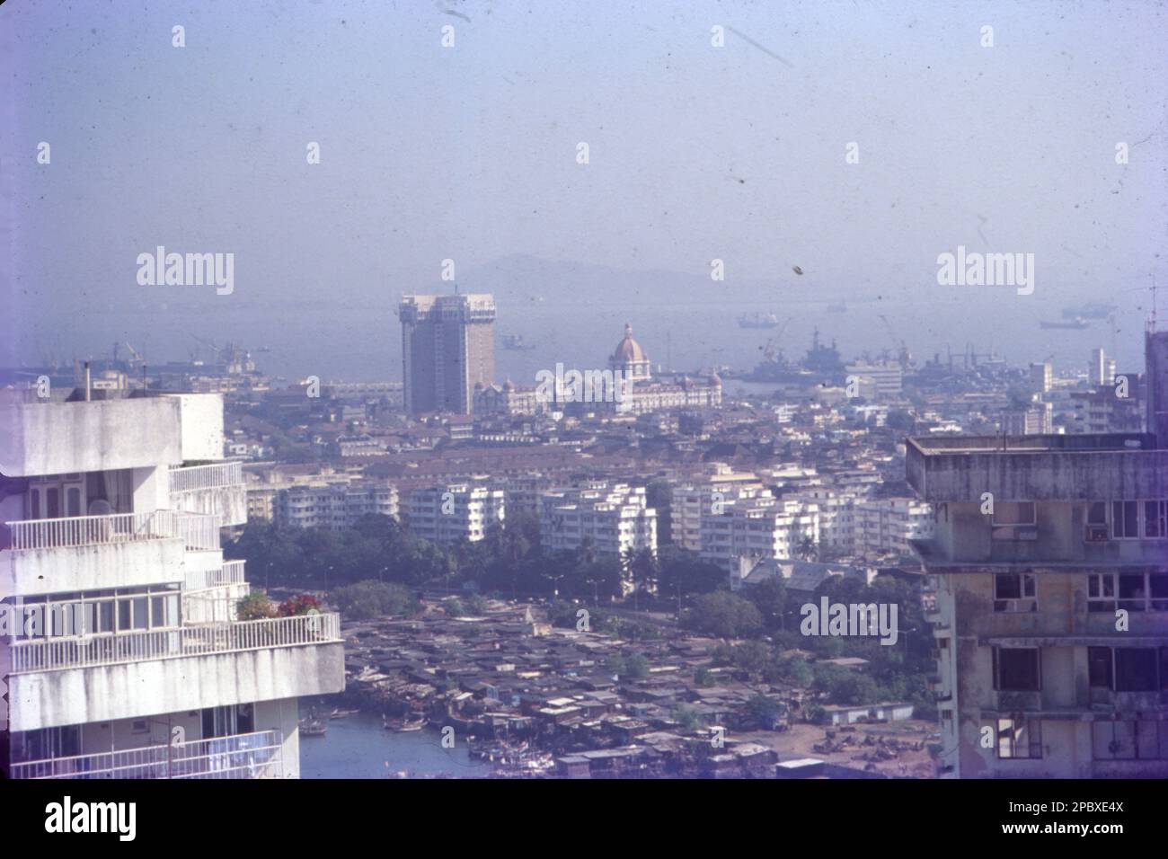 Vue Arial à Mumbai City, Maharashtra, Inde Banque D'Images