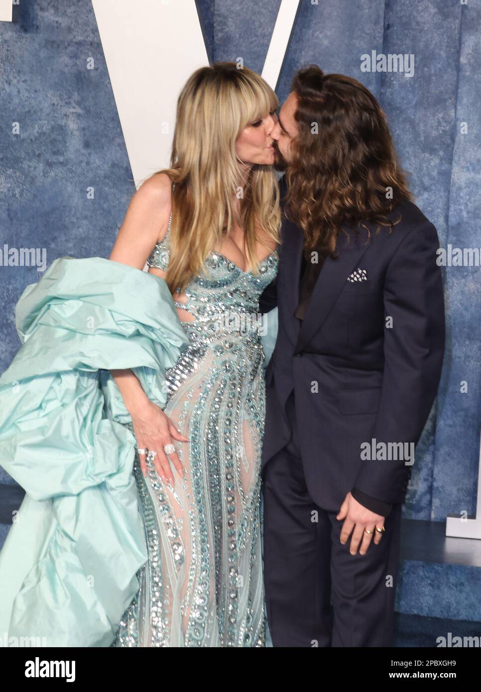 Heidi Klum, Tom Kaulitz assistez à la fête des Oscars de la Vanity Fair de 2023 au Wallis Annenberg Center for the Performing Arts on 12 mars 2023 à Beverly Hills, en Californie. Photo : plantage/imageSPACE Banque D'Images