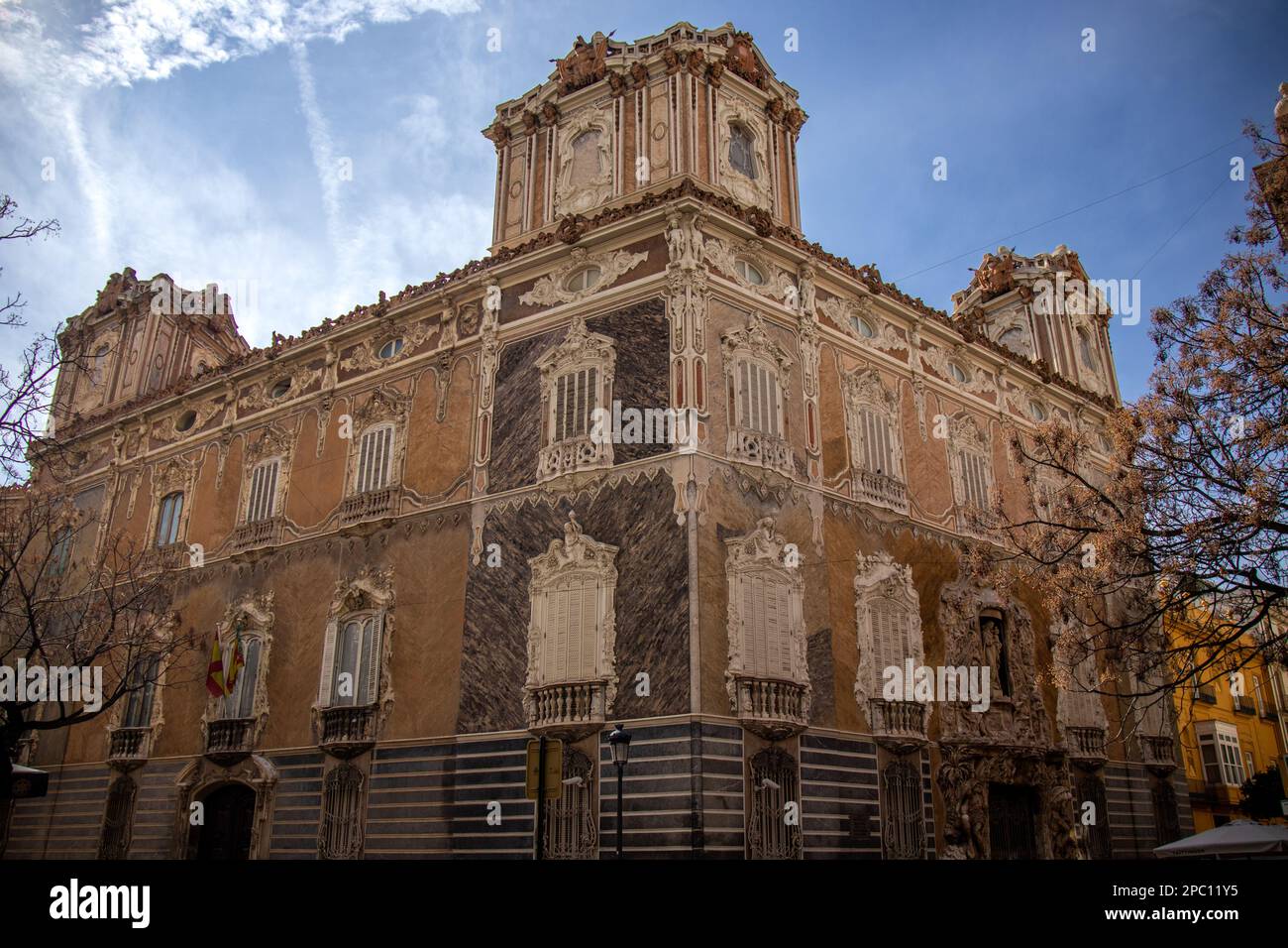 Palacio del marqués de dos aguas con su impresionante fachada barroca, hoy Museo Nacional de Cerámica y Artes Suntuarias. Valence, Espagne Banque D'Images
