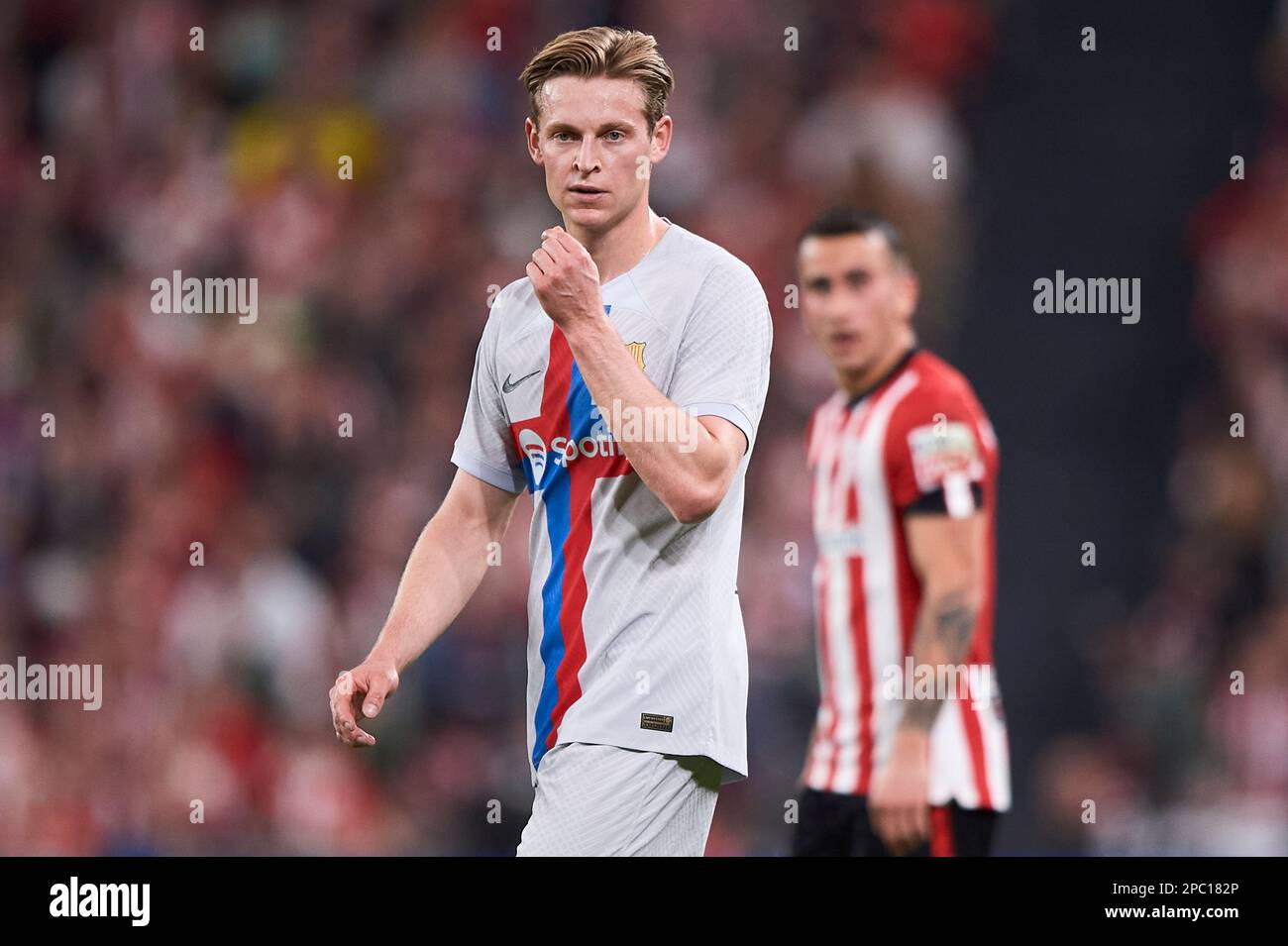 Bilbao Espagne 12 Mars 2023 Frenkie De Jong Du FC Barcelone Lors Du bilbao-espagne-12-mars-2023-frenkie-de-jong-du-fc-barcelone-lors-du