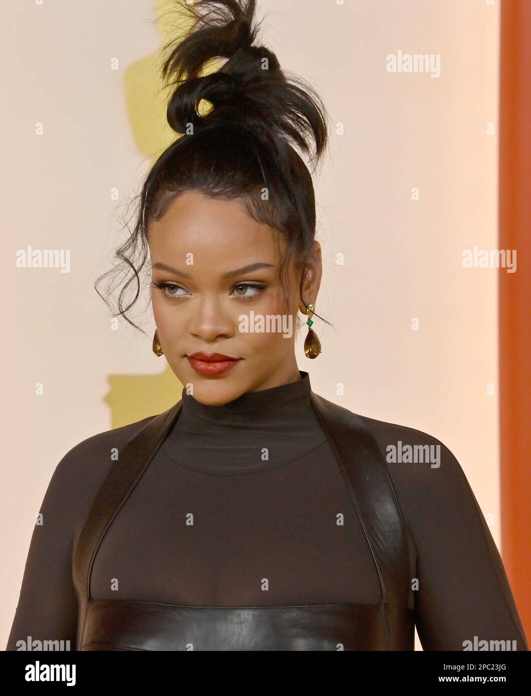 Rihanna participe aux Oscars annuels 95th au Dolby Theatre, dans la section hollywoodienne de Los Angeles, dimanche, à 12 mars 2023. Photo de Jim Ruymen/UPI Banque D'Images