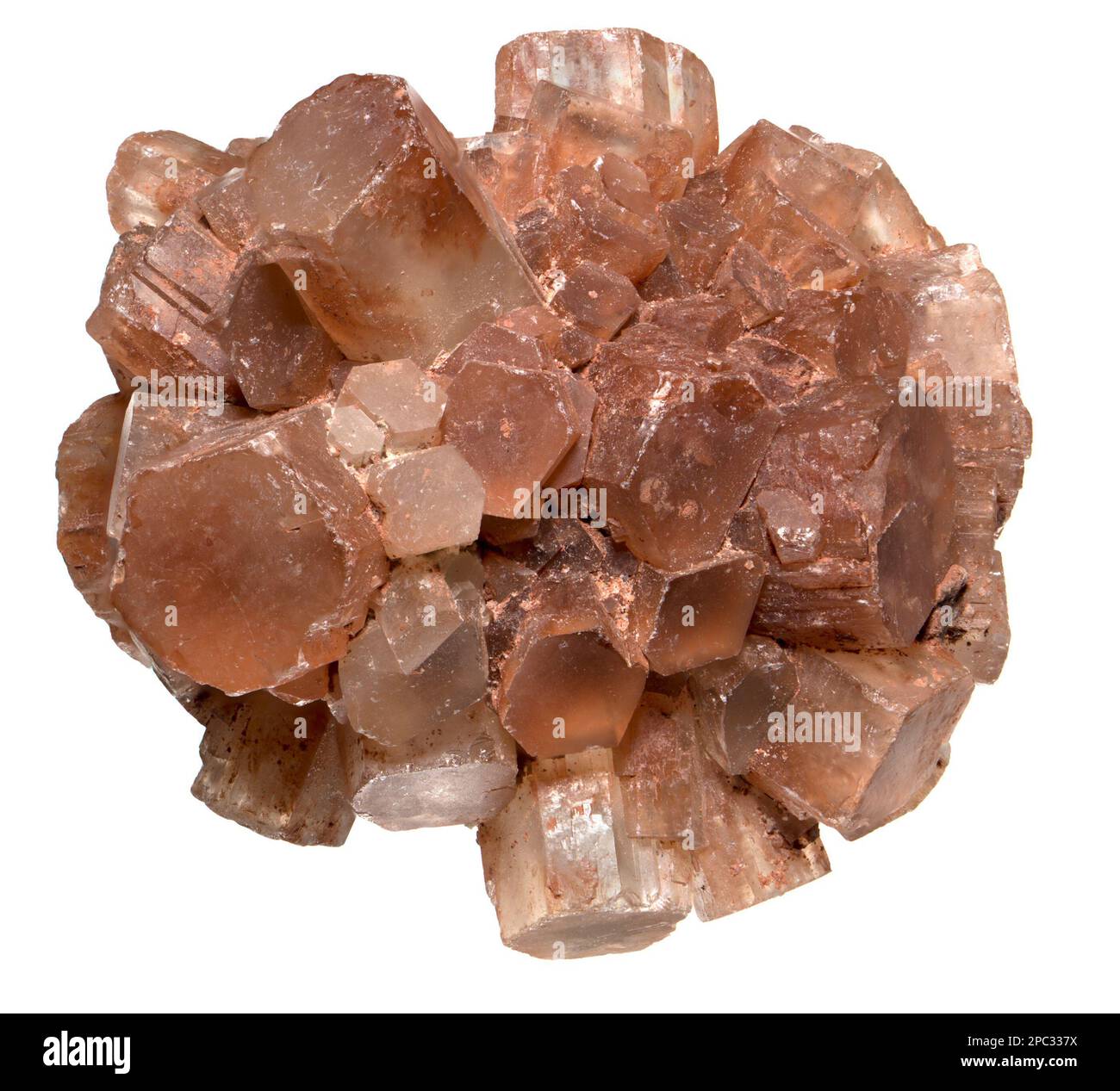 'Sputnik' aragonite (carbonate de calcium) Banque D'Images