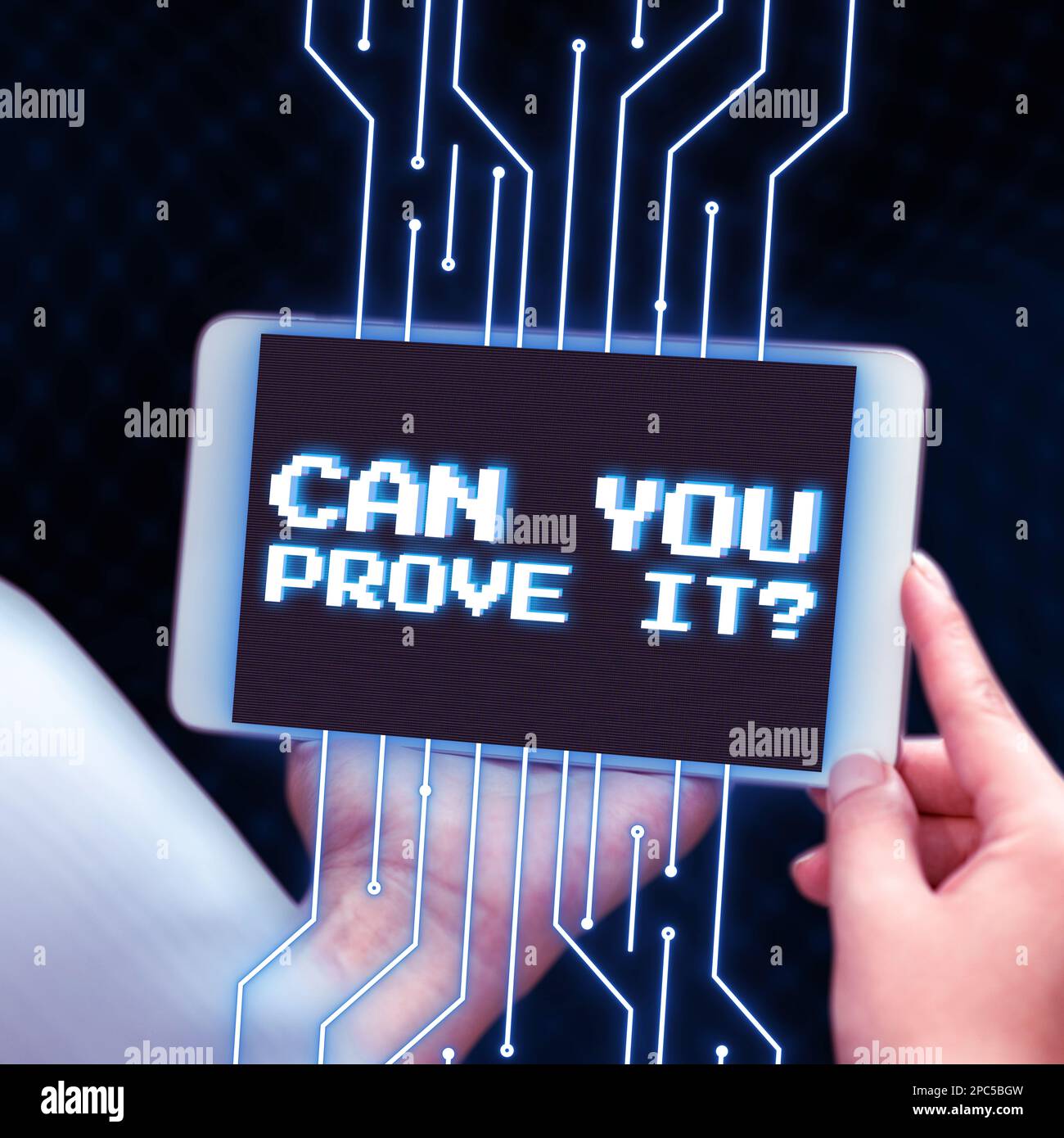 Inspiration montrant le signe pouvez-vous le prouver. Aperçu de l'entreprise demandant à quelqu'un de prouver ou d'approuver le tribunal Banque D'Images