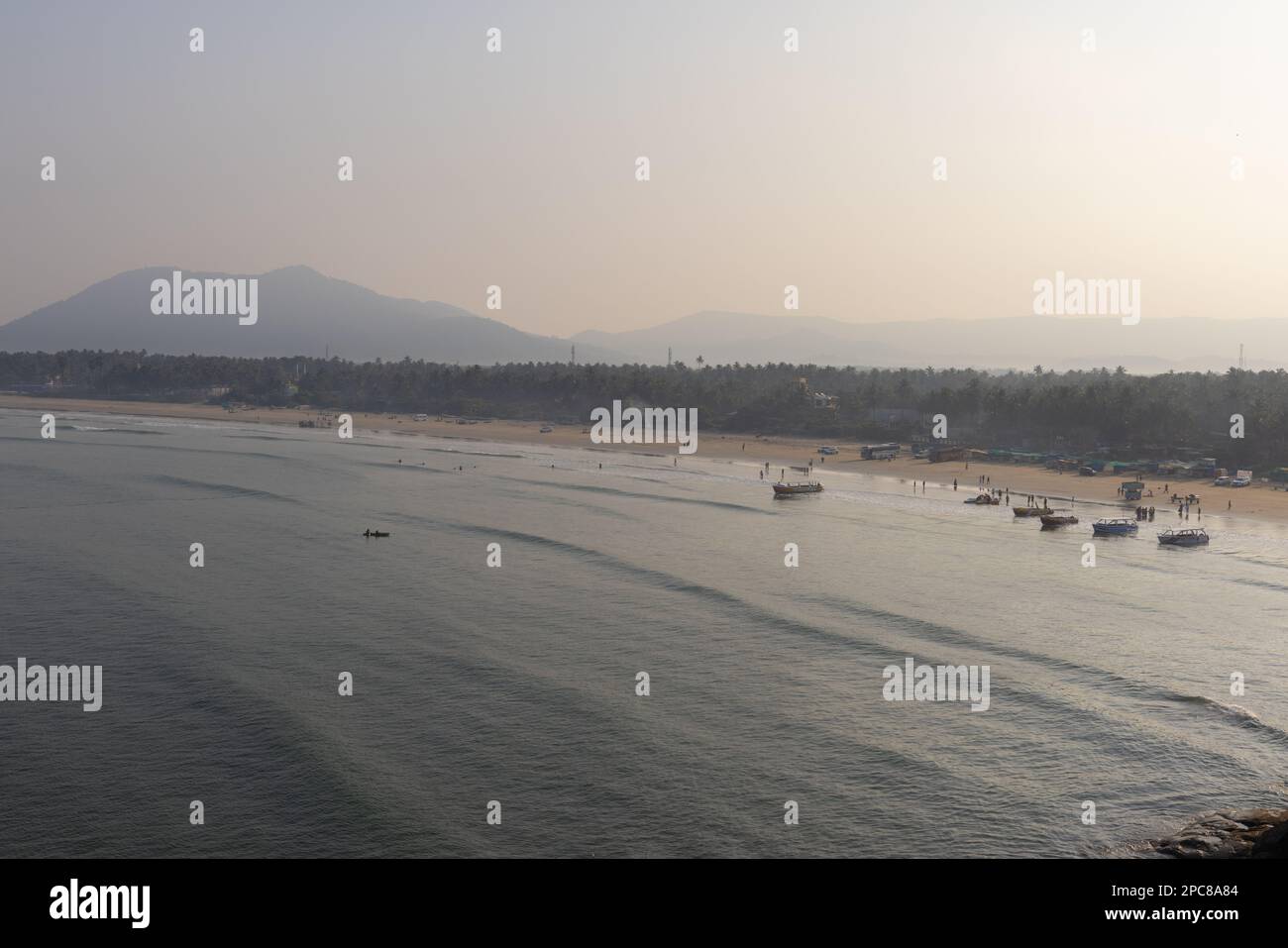 Murudeshwar Sea Beach (Karnataka, Inde) Banque D'Images