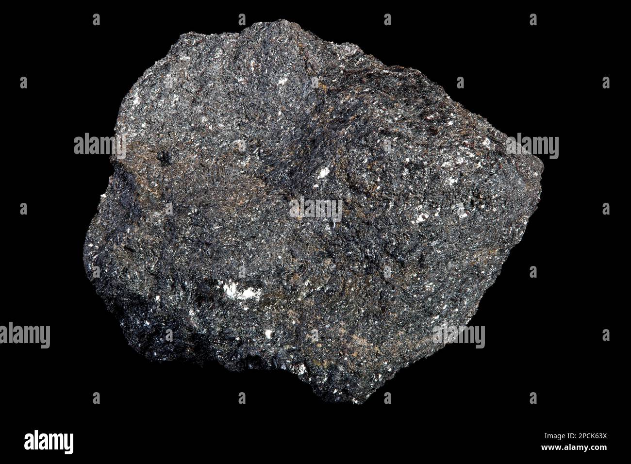 L'hématite spéculaire (minerai de fer) Banque D'Images
