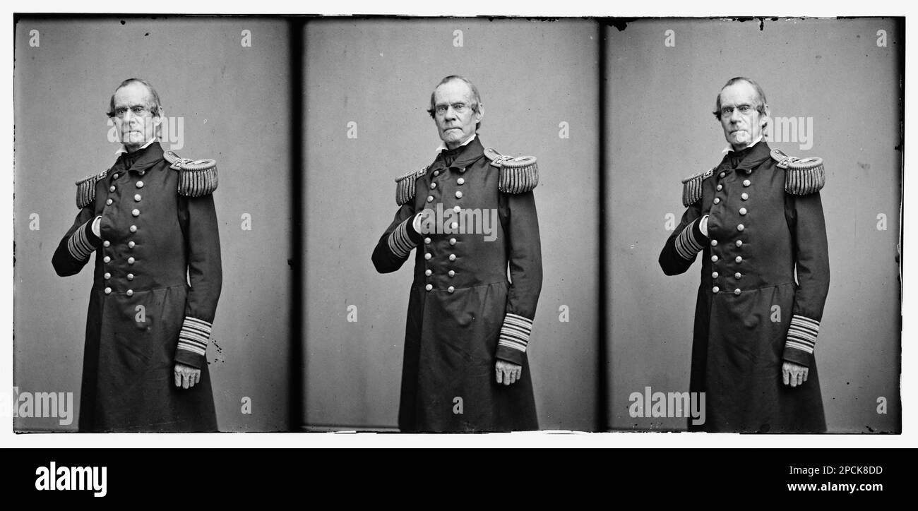 ADM. Arrière, G. W. Storer, N. Photographies de guerre civile, 1861-1865 , titre des livres de légende de la guerre civile. États-Unis, Histoire, Guerre civile, 1861-1865. Banque D'Images