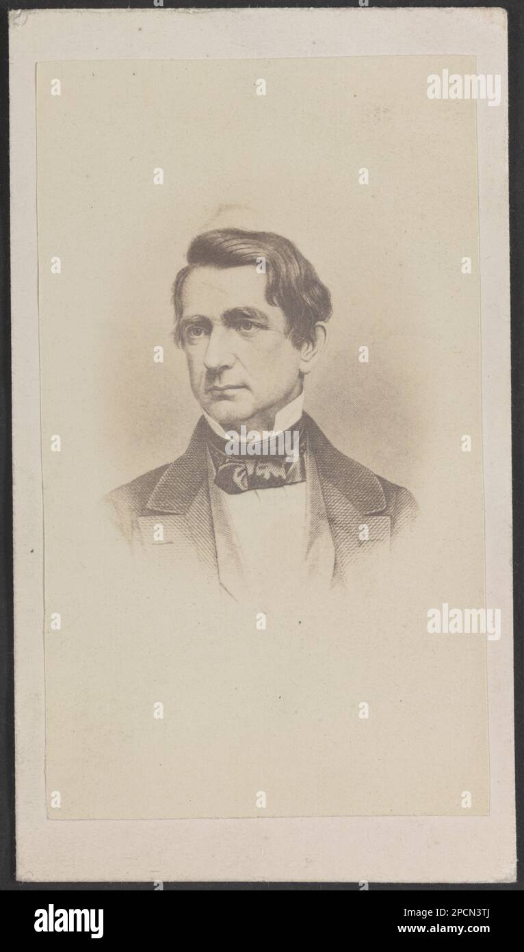 WM. Seward. Titre de l'élément. Seward, William H, (William Henry), 1801-1872, fonctionnaires, 1860-1870. Banque D'Images