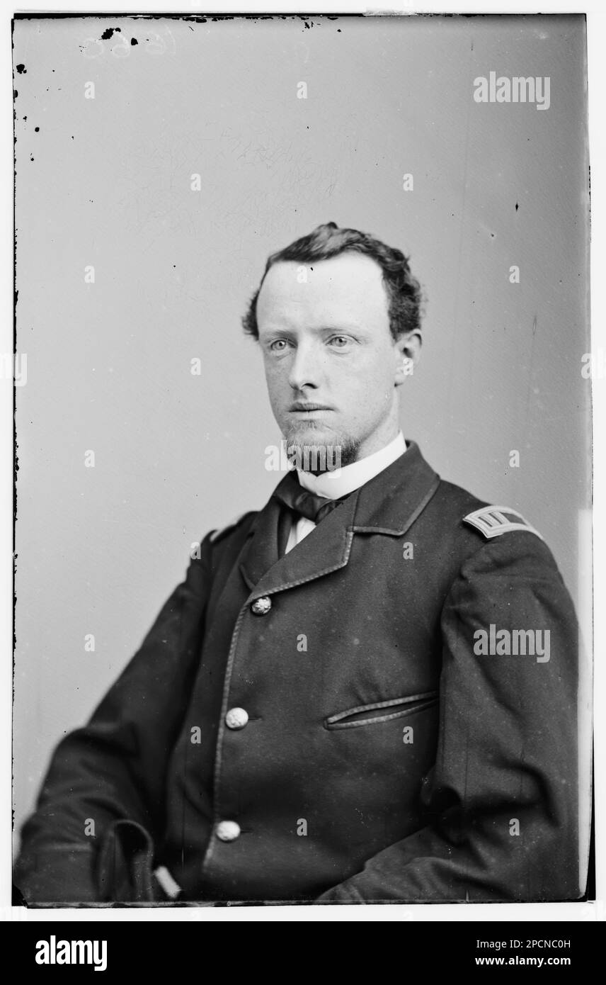 Capitaine A.M. Randol, 1st Artillerie américaine. Colonel 2D, New York. Photographies de guerre civile, 1861-1865 . États-Unis, Histoire, Guerre civile, 1861-1865. Banque D'Images