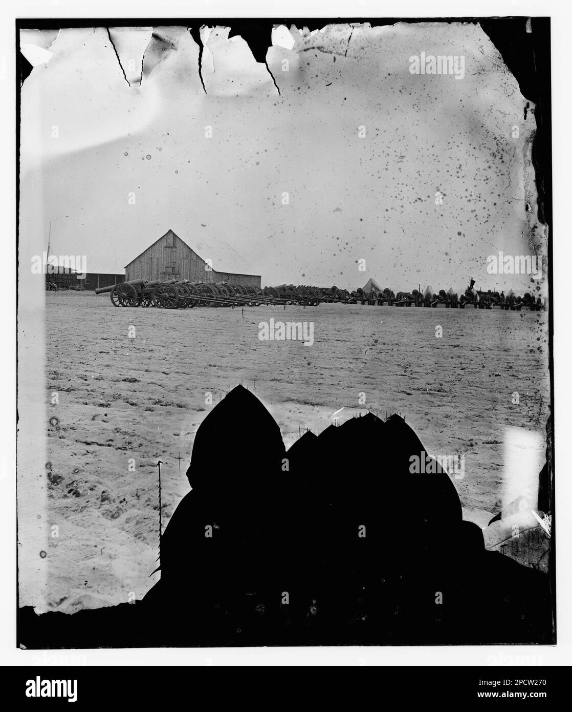 Hilton Head, Caroline du Sud. Train de siège fédéral. Photographies de guerre civile, 1861-1865 . États-Unis, Histoire, Guerre civile, 1861-1865. Banque D'Images