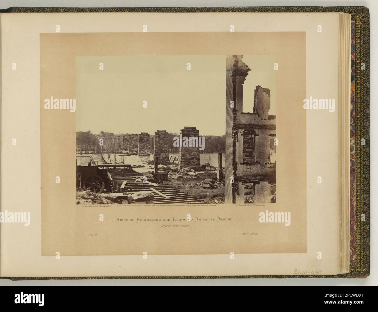 Photo Teintée CSS Virginia II – Cheminée Du Navire – Richmond VA, Guerre Civile – Reproduction