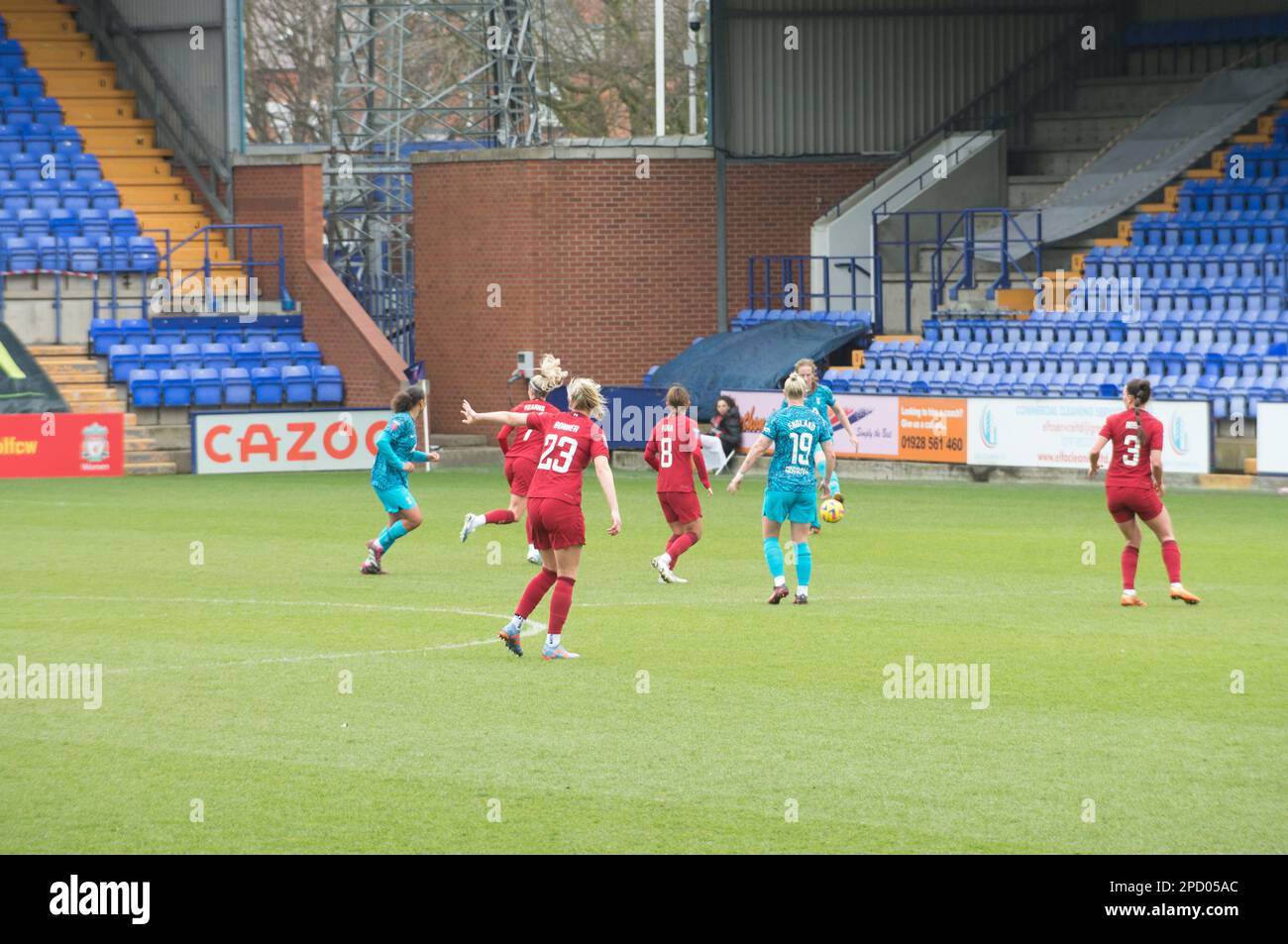 WSL Liverpool V Tottenham Hotspur au stade de Prenton Park, Liverpool score 2-1 à Liverpool (Terry Scott/SPP) crédit: SPP Sport Press photo. /Alamy Live News Banque D'Images