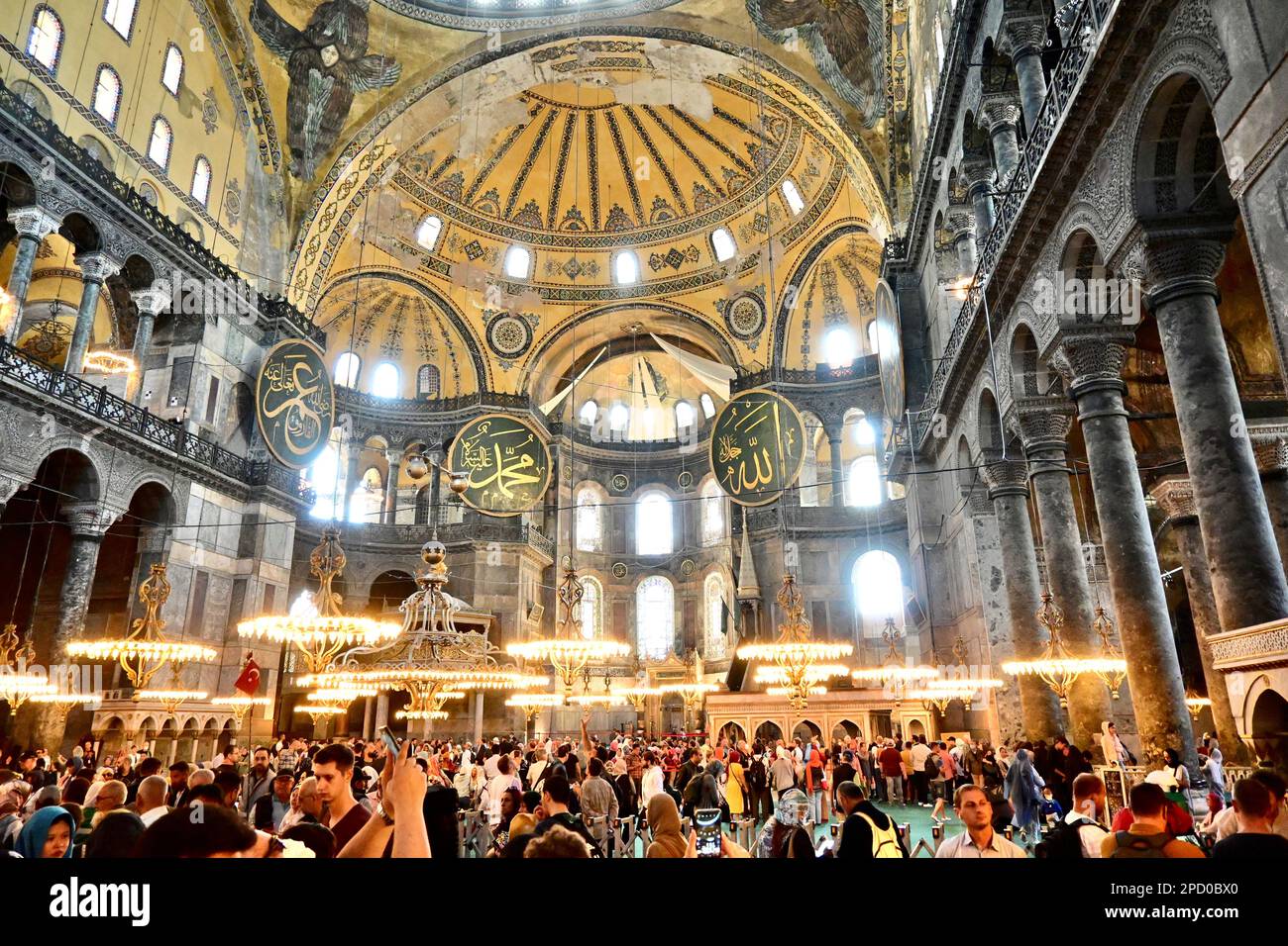 Grande mosquée Sainte-Sophie, Istanbul, Turquie Banque D'Images