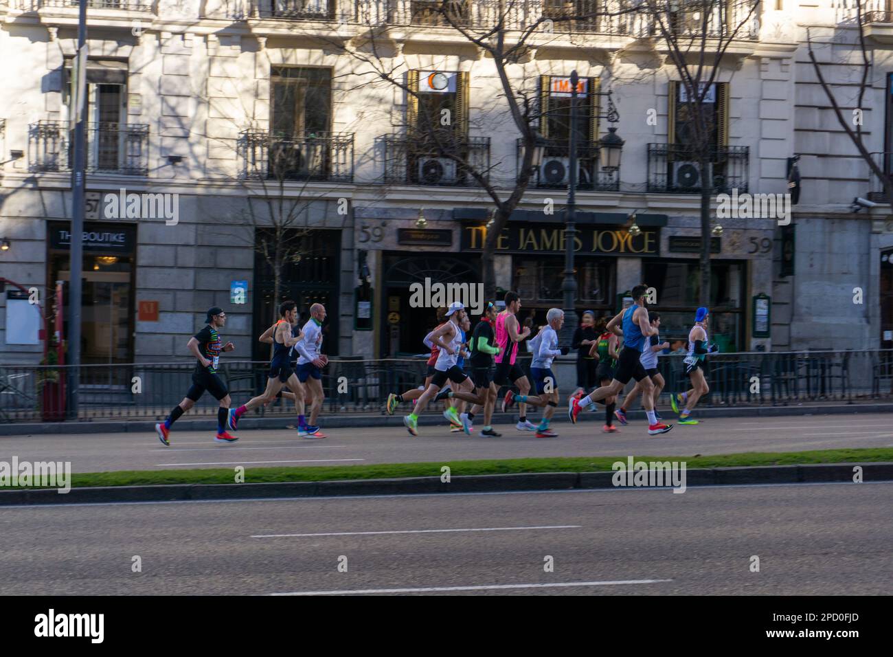 2023 semi-marathon de Gent de Runners Lab, une course sur route d'athlétisme mondiale. Dimanche, 12 mars à Madrid, Espagne Banque D'Images