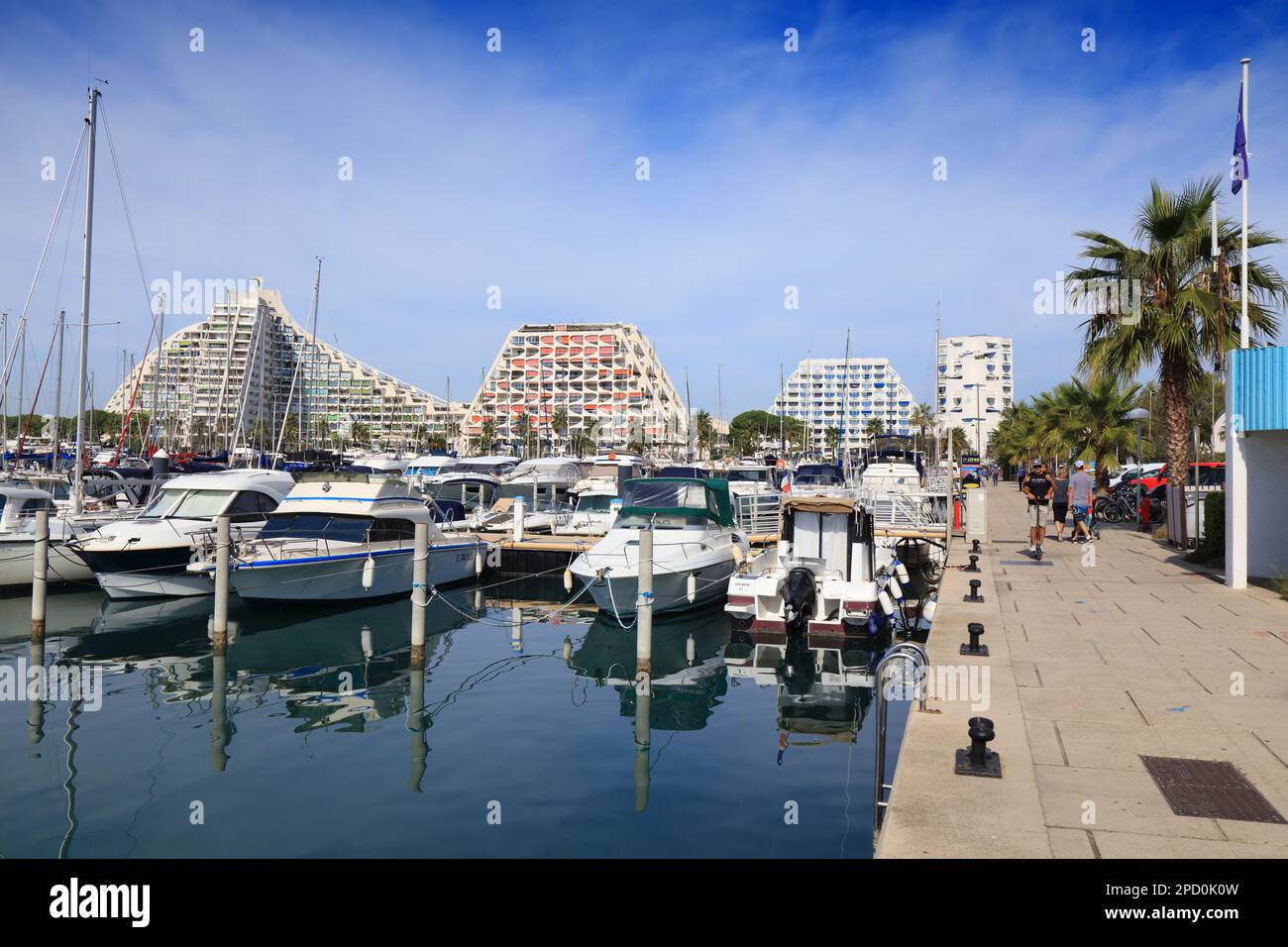 LA GRANDEMOTTE, FRANCE 2 OCTOBRE 2021 Port de plaisance et port de