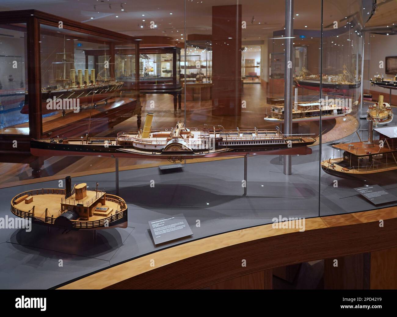 Collection de maquettes de navires d'époque au Art Gallery of Ontario à Toronto, un cadeau de Lord Thomson Banque D'Images