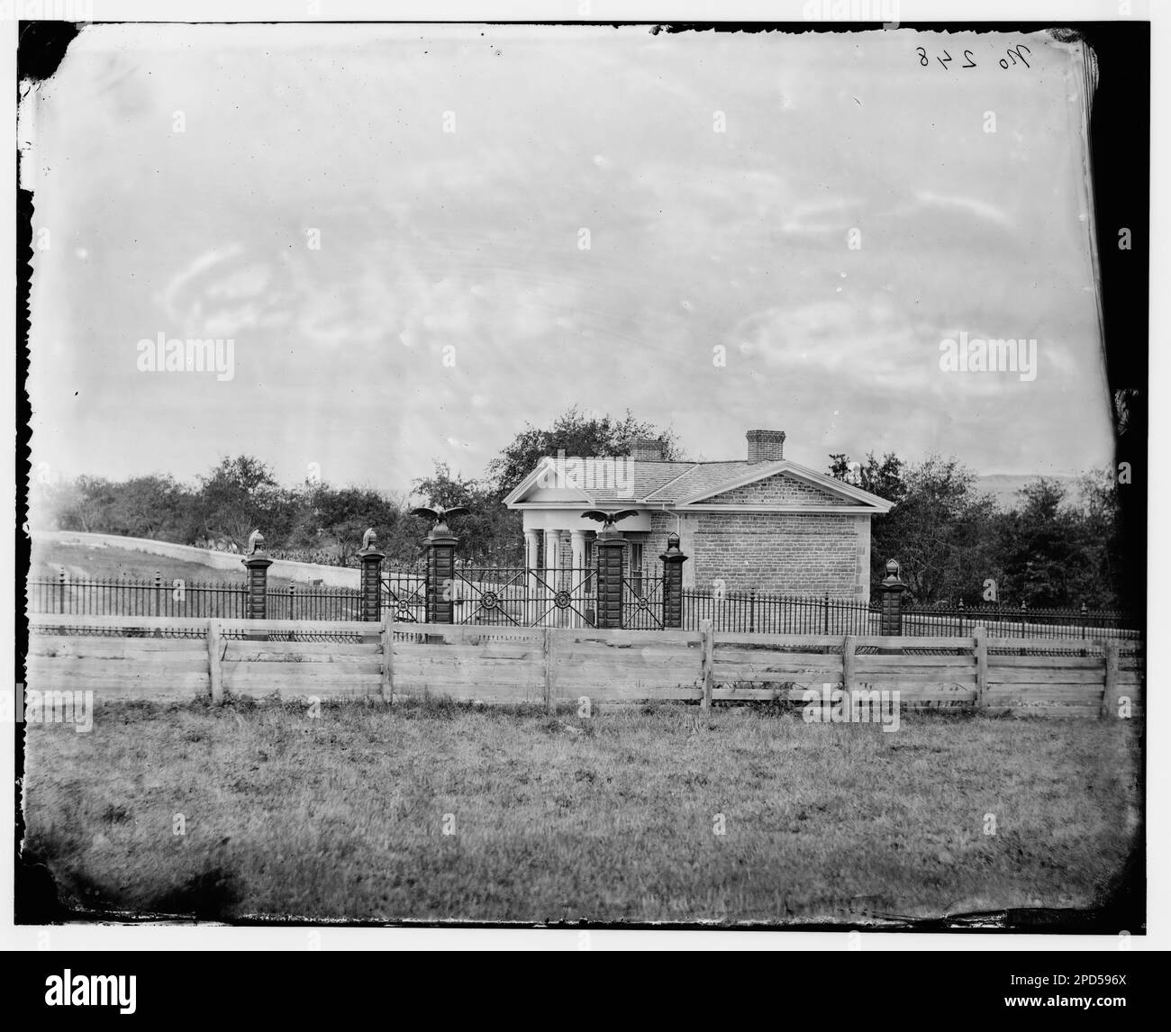 Gettysburg, Pennsylvanie. Entrée au cimetière national. Photographies de guerre civile, 1861-1865 . États-Unis, Histoire, Guerre civile, 1861-1865. Banque D'Images