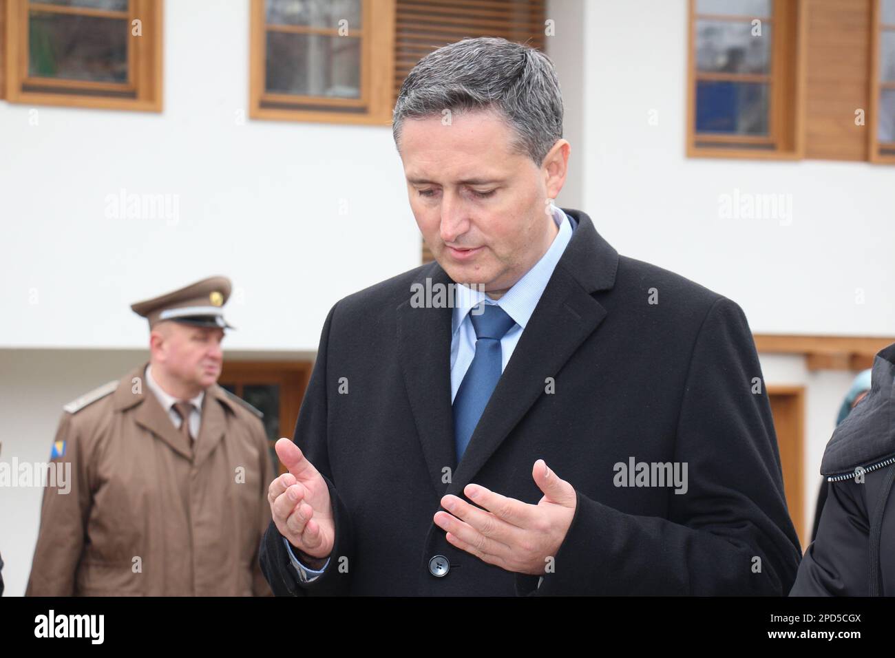 BOSNIE-HERZÉGOVINE, SARAJEVO , 25.NOVEMBRE 2022 : nouveau membre de la présidence de Bosnie-Herzégovine (DENIS BEĆIROVIĆ) Banque D'Images