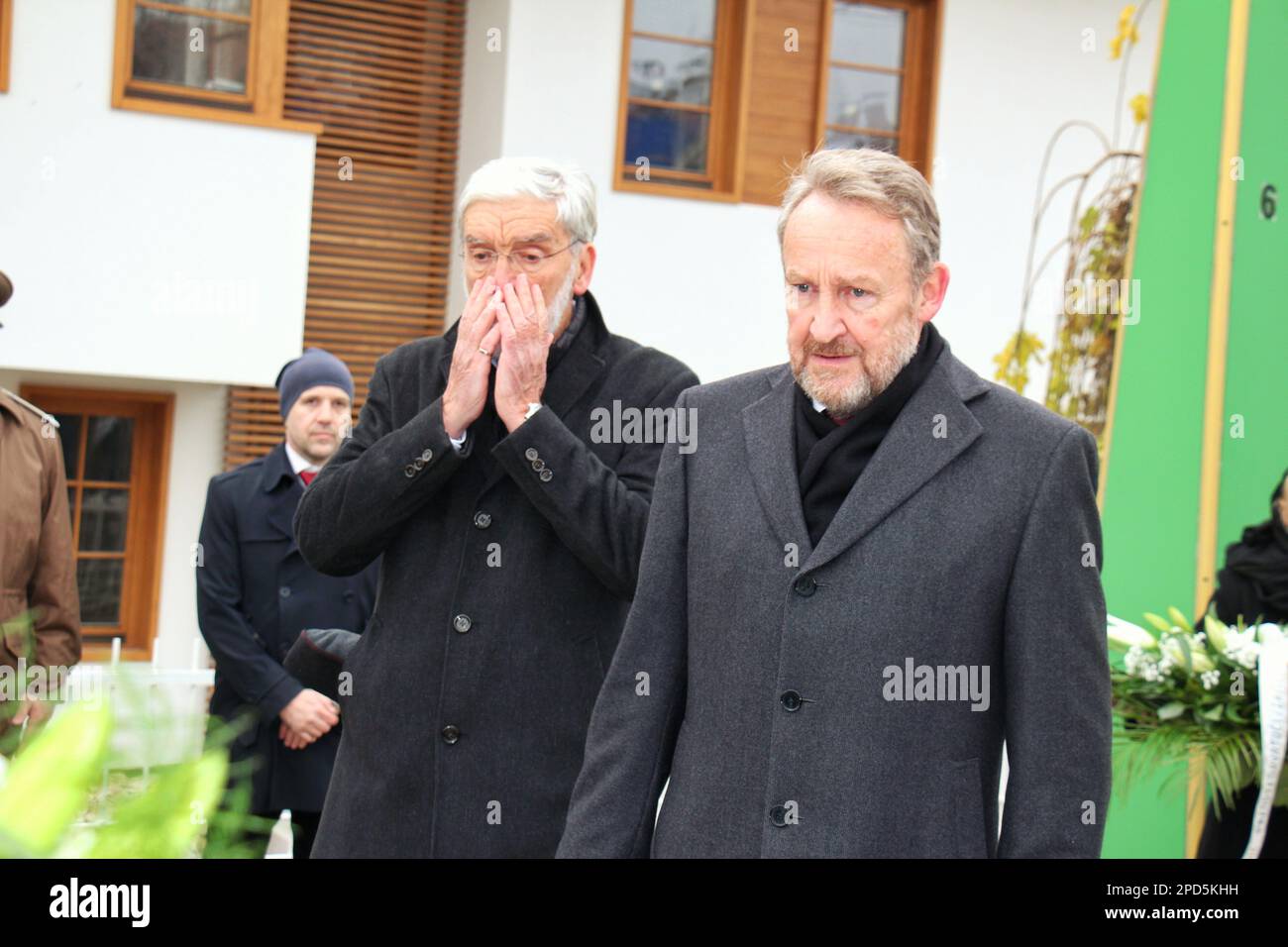 BOSNIE-HERZÉGOVINE, SARAJEVO , 25.NOVEMBRE 2022: L'ancien président de Bosnie-Herzégovine (Bakir Izetbegovic) a prononcé un discours pour les médias. Banque D'Images