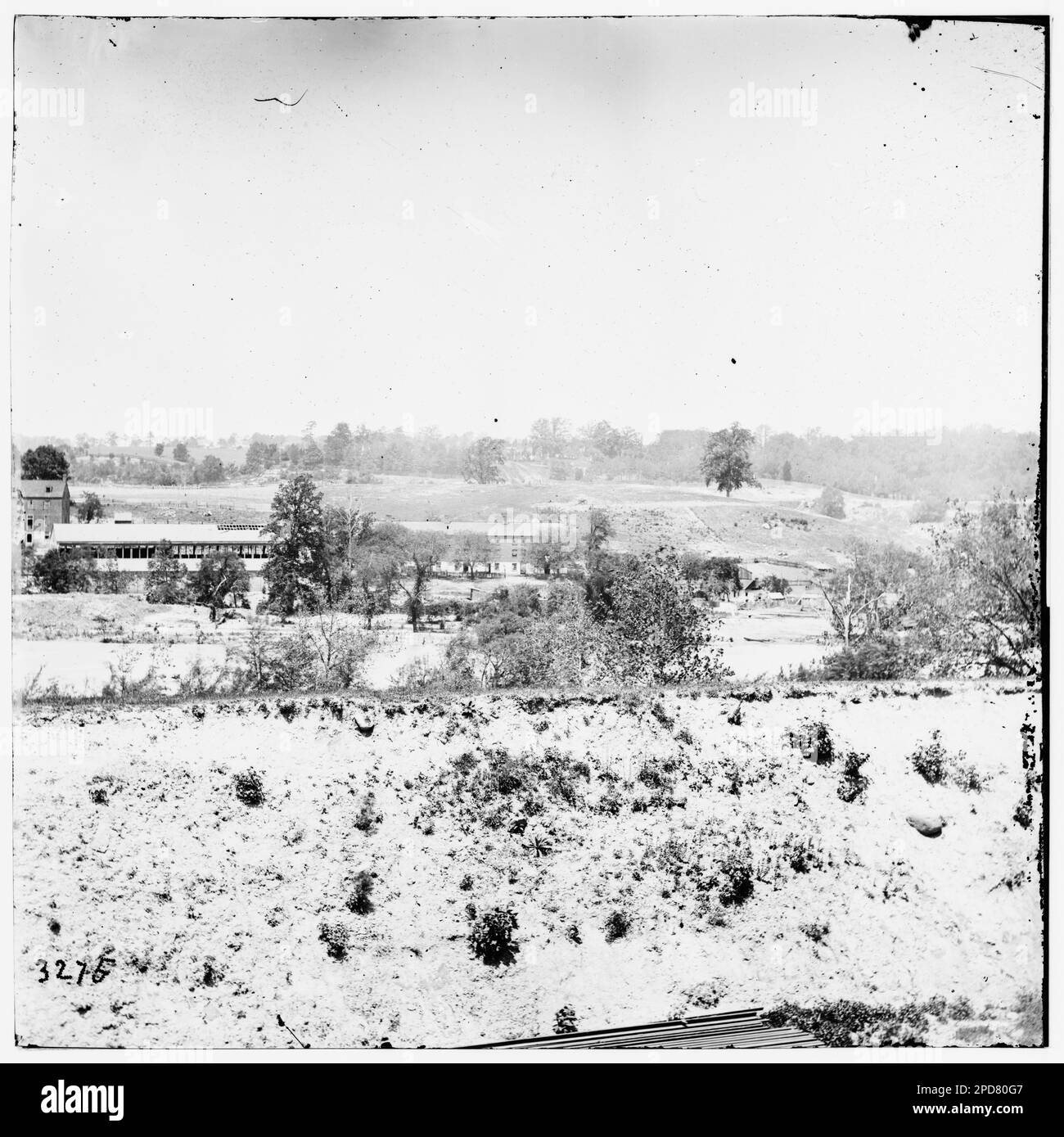 Richmond, Virginie. Vue sur Belle Isle. Photographies de guerre civile, 1861-1865 . États-Unis, Histoire, Guerre civile, 1861-1865. Banque D'Images