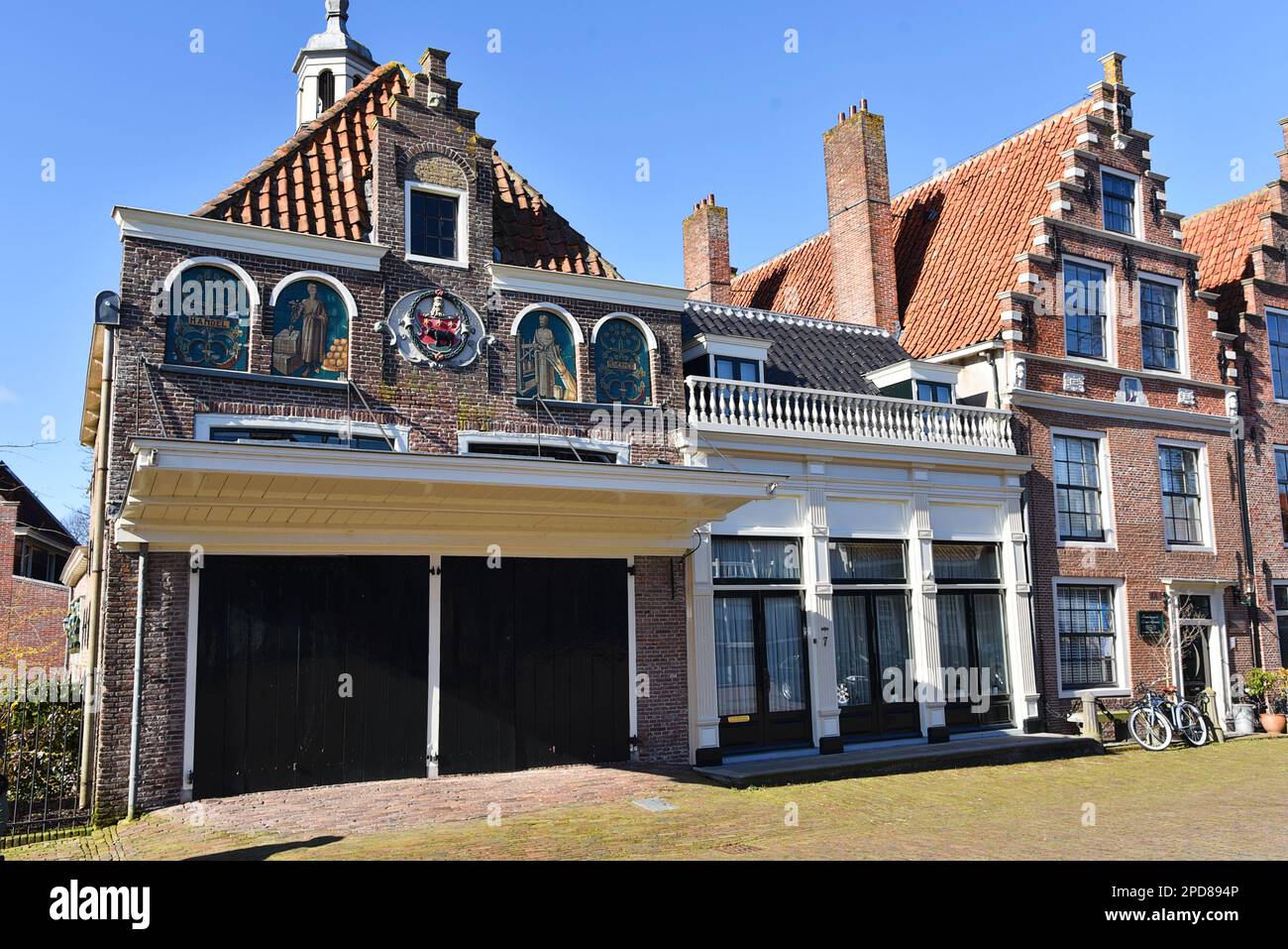 Edam, pays-Bas. Février 2023. Le marché du fromage à Edam, Hollande. Photo de haute qualité Banque D'Images