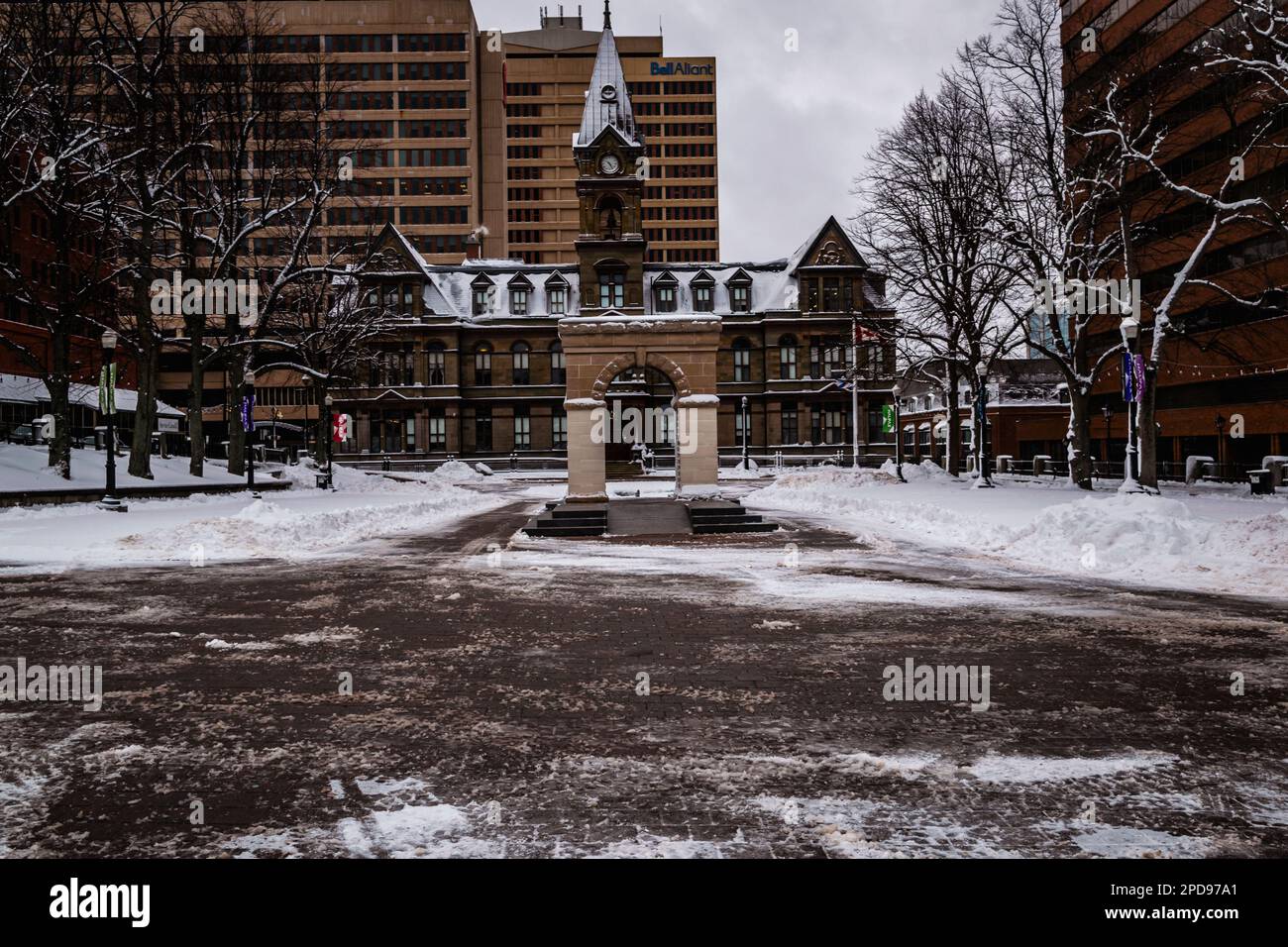 Lieu historique national du Canada de l'Hôtel de ville de Halifax Banque D'Images