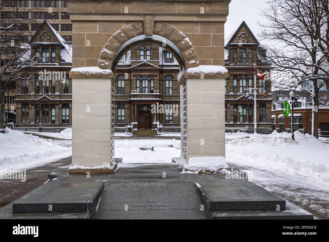 Lieu historique national du Canada de l'Hôtel de ville de Halifax Banque D'Images