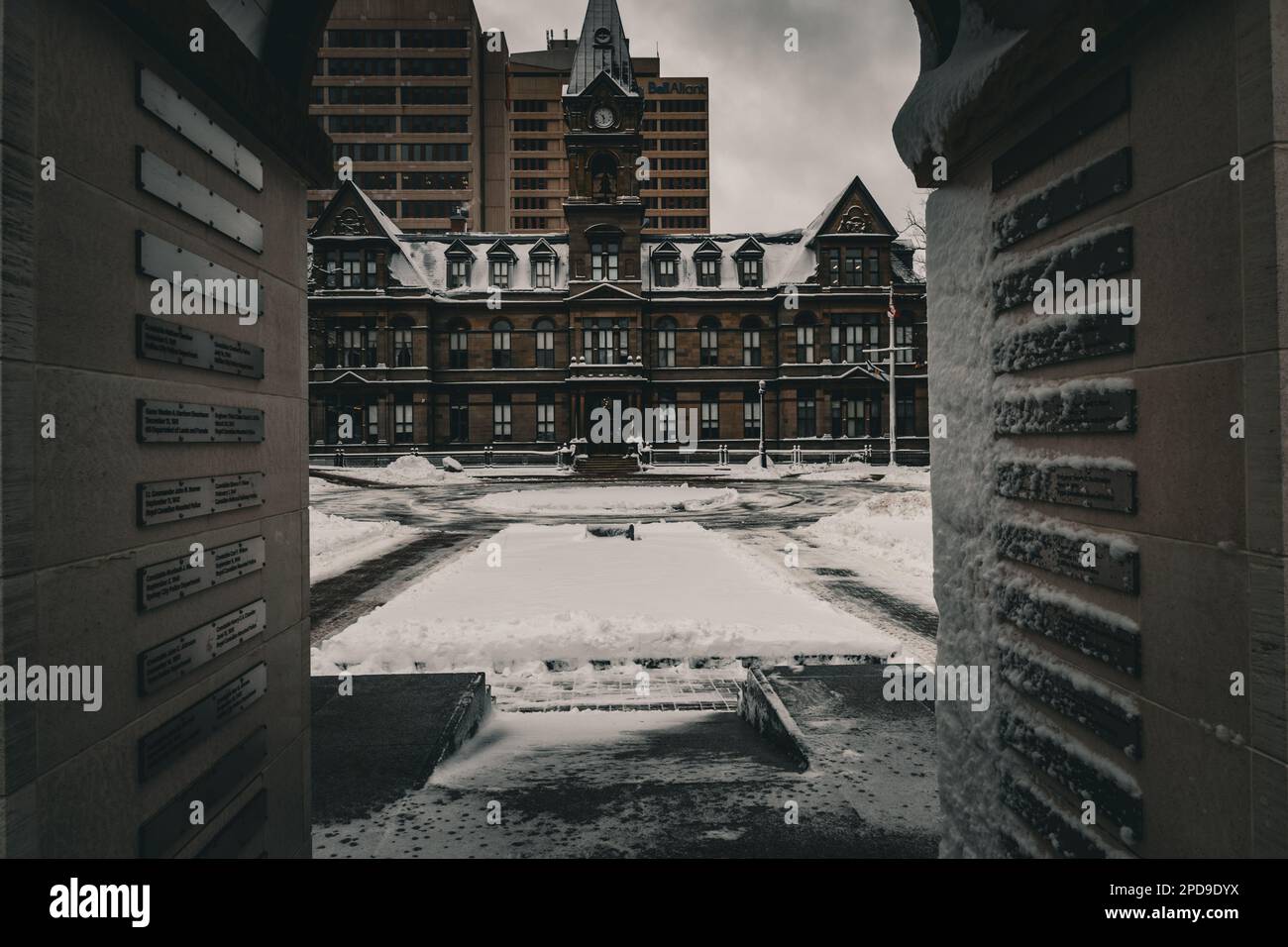 Lieu historique national du Canada de l'Hôtel de ville de Halifax Banque D'Images