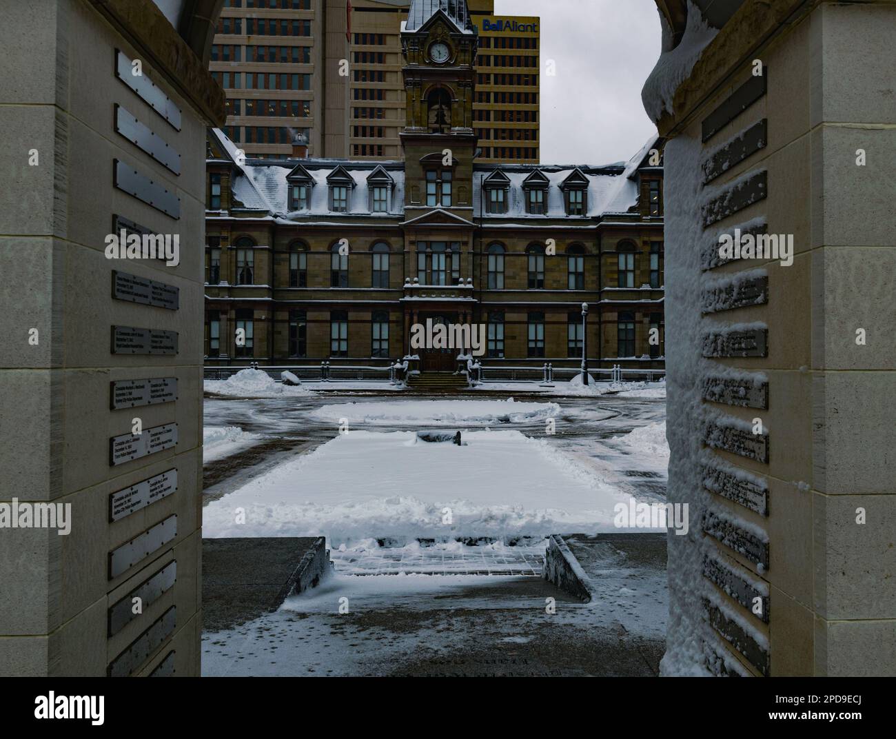 Lieu historique national du Canada de l'Hôtel de ville de Halifax Banque D'Images