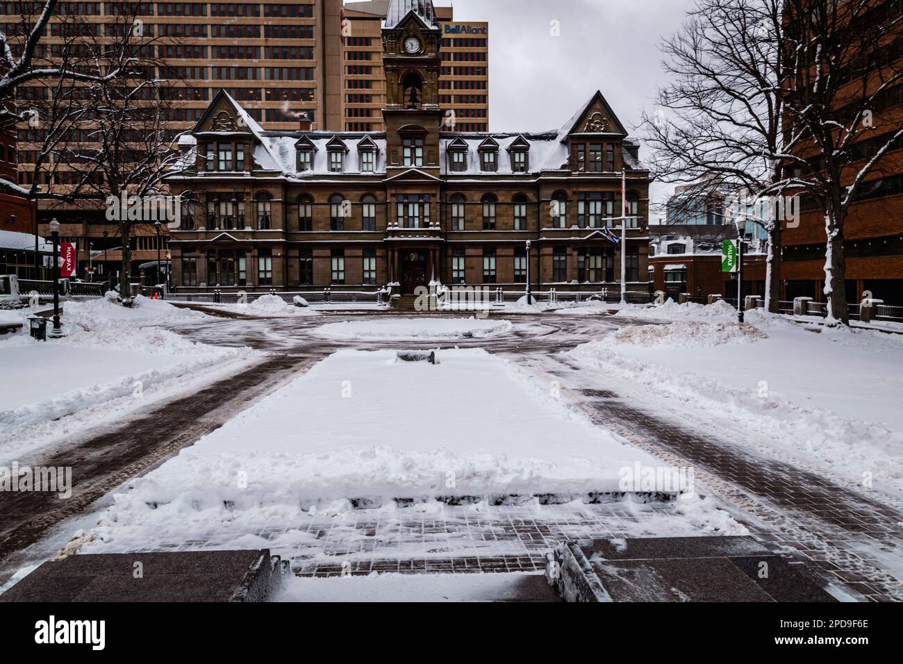 Lieu historique national du Canada de l'Hôtel de ville de Halifax Banque D'Images