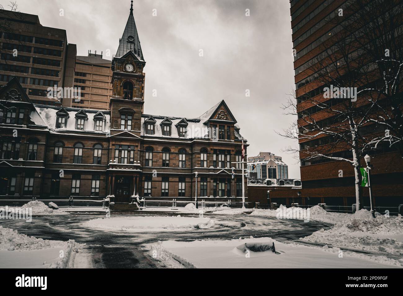 Lieu historique national du Canada de l'Hôtel de ville de Halifax Banque D'Images