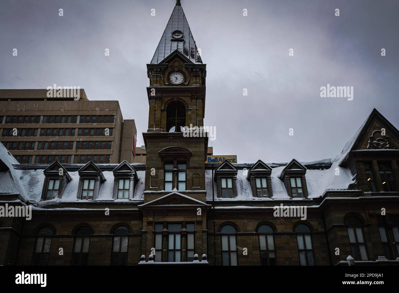 Lieu historique national du Canada de l'Hôtel de ville de Halifax Banque D'Images