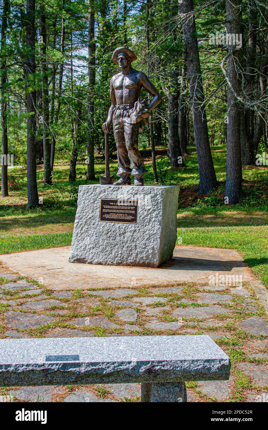 New Hampshire, Allenstown, parc national de Bear Brook, Banque D'Images