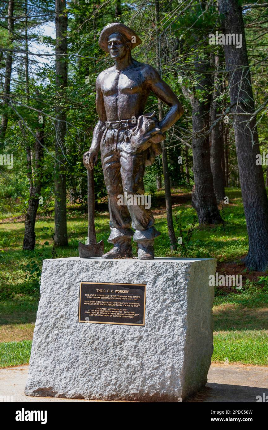 New Hampshire, Allenstown, parc national de Bear Brook, Banque D'Images