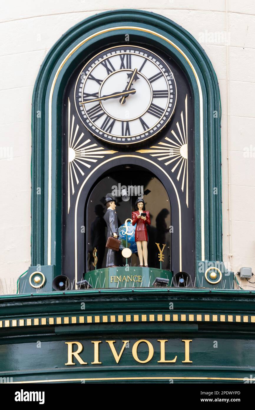 Horloge Rivoli dans le Jersey St Helier Banque D'Images
