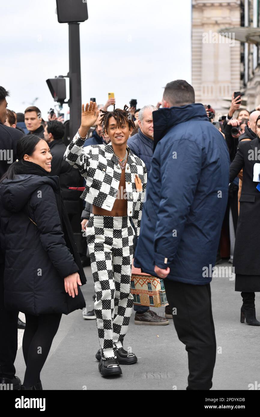 Jaden Smith se llevó la casa a cuestas al desfile de Louis Vuitton