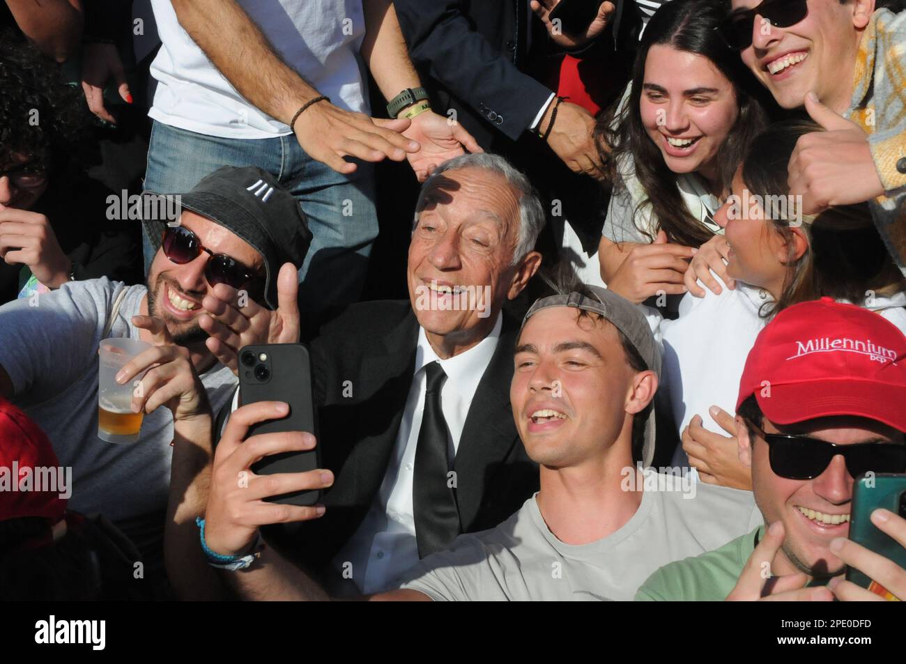 Président portugais, WSL, Supertubos Banque D'Images