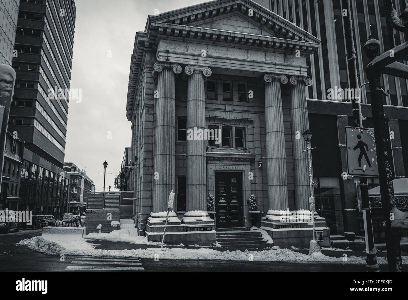 L'ancienne Banque canadienne de commerce, de 1908 à 1977, également connue sous le nom de Merrill Lynch Building Banque D'Images