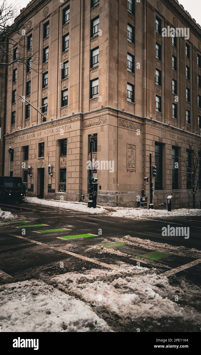 La Banque de Nouvelle-Écosse au 1709, rue Hollis Banque D'Images La Banque de Nouvelle-Écosse au 1709, rue Hollis Banque D'Images