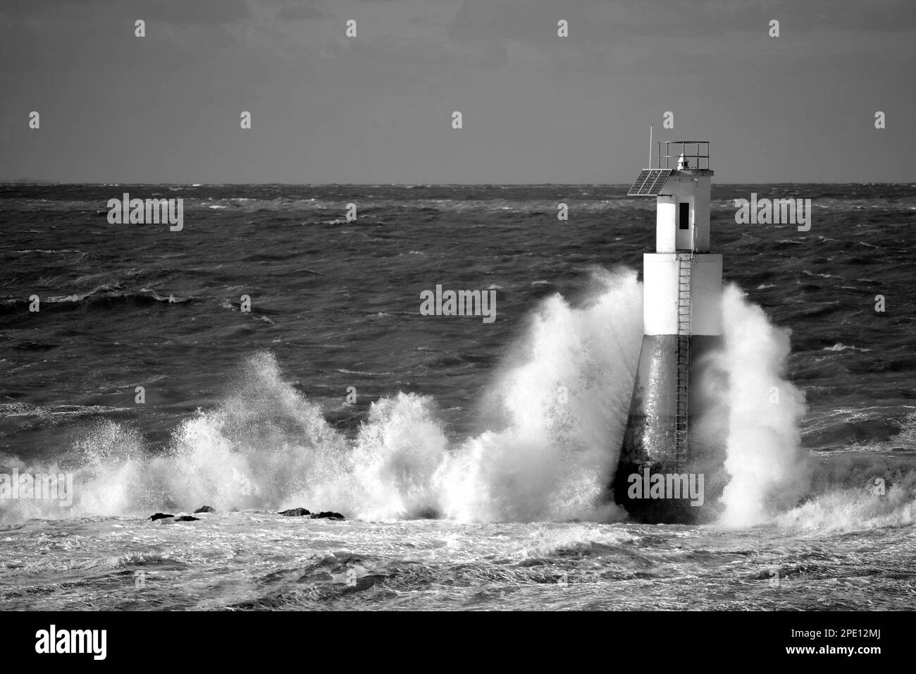 Windy Dahouet près de Pleneuf Val Andre Banque D'Images